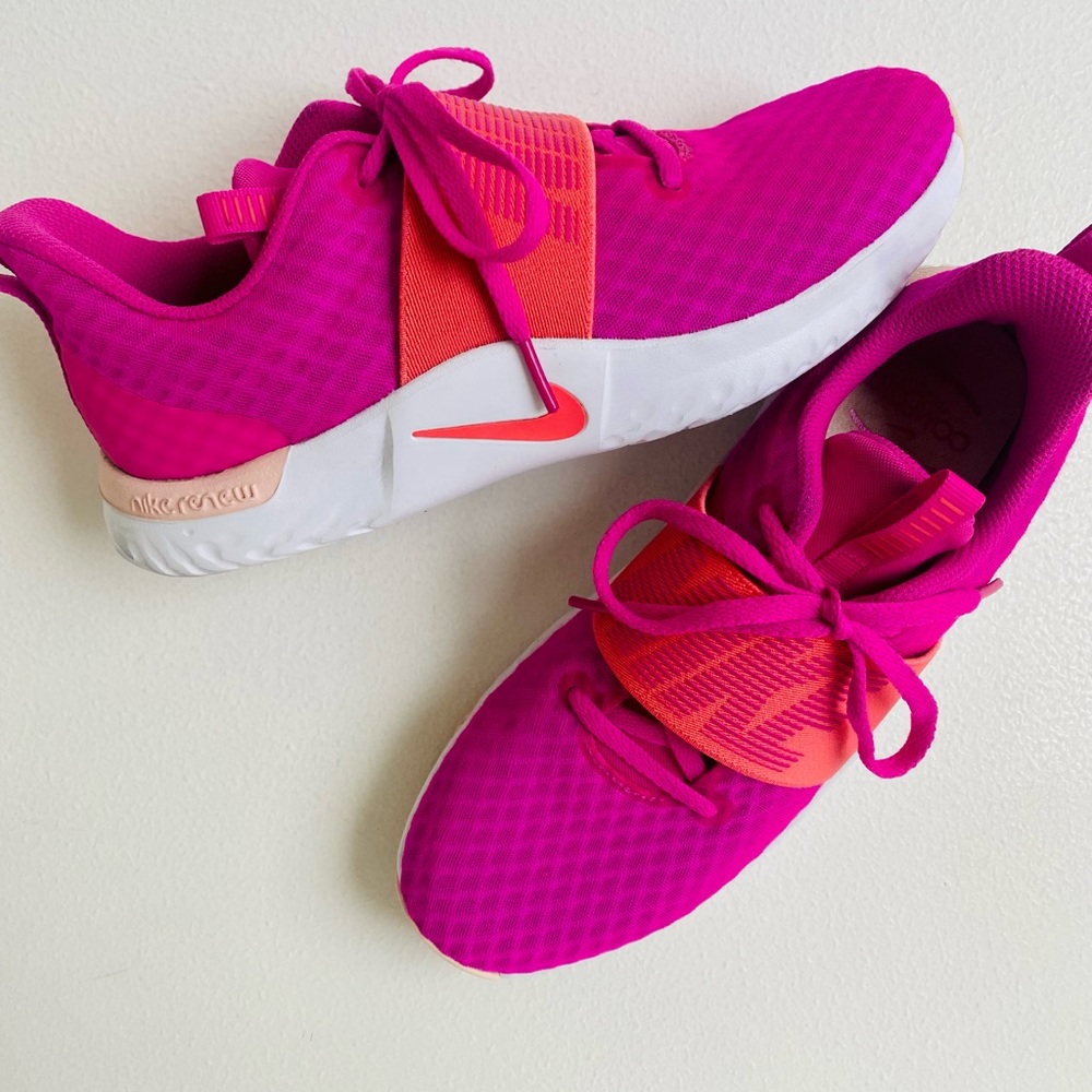Nike Women’s Renew In Season TR 9 Running Sneakers. Pink & Orange. Worn once.